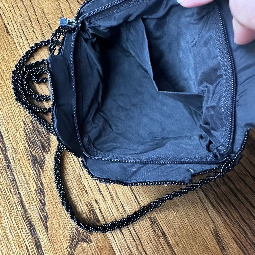 1960’s Era Vintage Rare Hand Beaded bag and strap. Grapes with leaves - Picture 4 of 7